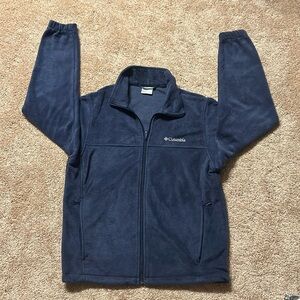 Columbia Fleece Collared Zip Up Jacket